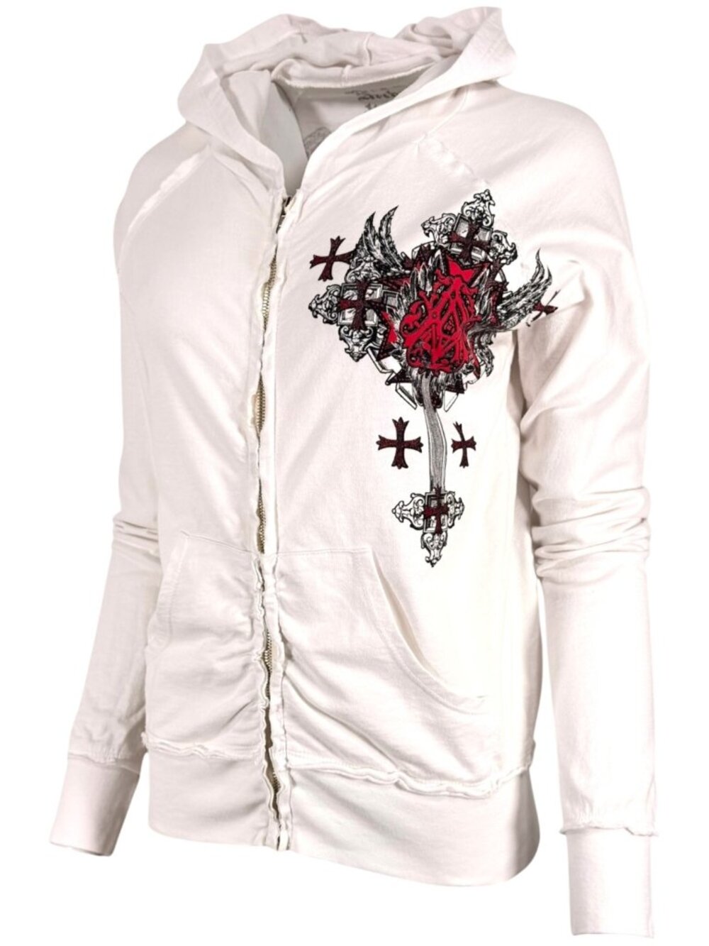 Archaic by Affliction Women's Zip Up Hoodie Verwood - Picture 4 of 9